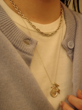 「アイテム（チャーム）」を使った、horigamiakaneさん（レディース・156cm）の秋コーディネート