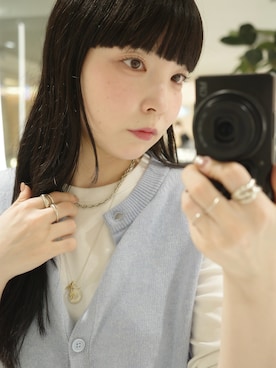 「アイテム（チャーム）」を使った、horigamiakaneさん（レディース・156cm）の秋コーディネート