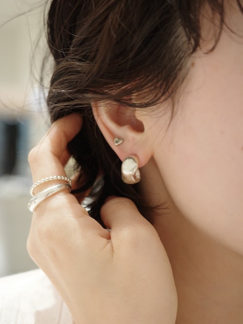 TEN. ピアス SILVER925 プラムピアス レディース メンズ : ZOZOTOWN