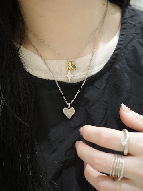 SILVER925 ハートシルフィウムネックレス（ネックレス）｜TEN