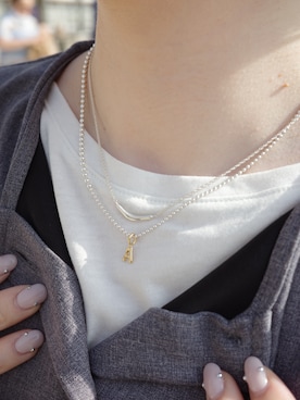 「シルバー」｜horigamiakaneさん（レディース・156cm）の春コーディネート