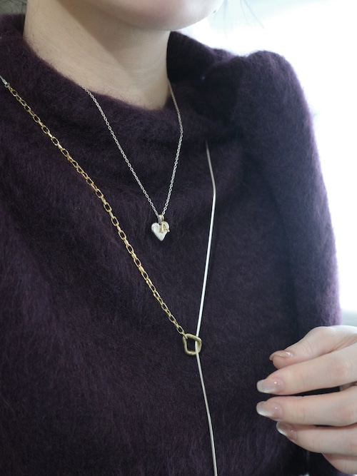 SILVER925 ハートシルフィウムネックレス（ネックレス）｜TEN