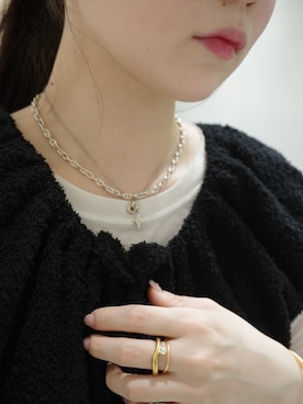 「アイテム（チャーム）」を使った、horigamiakaneさん（レディース・156cm）の秋コーディネート