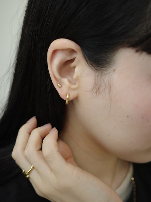 TEN. ピアス 18KGPポレンピアス レディース メンズ : ZOZOTOWN