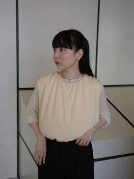 「アイテム（チャーム）」を使った、horigamiakaneさん（レディース・156cm）の夏コーディネート