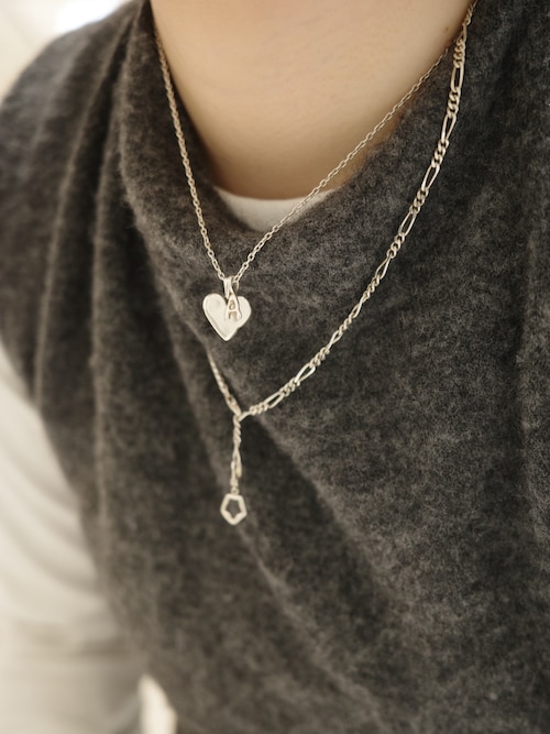 SILVER925 シェードコンビチェーンネックレス SV（ネックレス）｜TEN