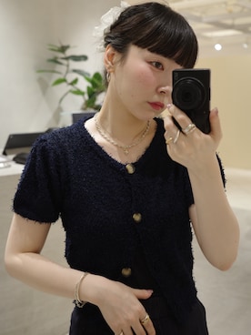 「アイテム（チャーム）」を使った、horigamiakaneさん（レディース・156cm）の夏コーディネート