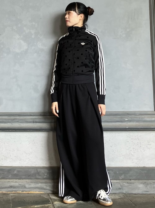 adidas（アディダス） ジャージ サテン ポルカドット TTトラックトップ