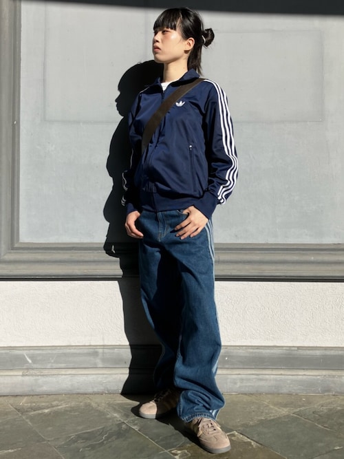 adidas（アディダス） ジーンズ ファイヤーバード アディカラー デニム