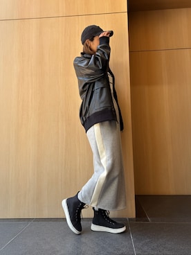 「ing（イング）のアイテム（シューズ）」を使った、asamiさん（レディース・160cm）の秋コーディネート