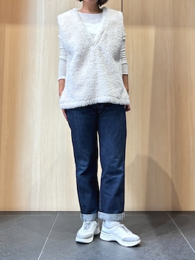 「ing（イング）のアイテム（シューズ）」を使った、asamiさん（レディース・160cm）の秋コーディネート