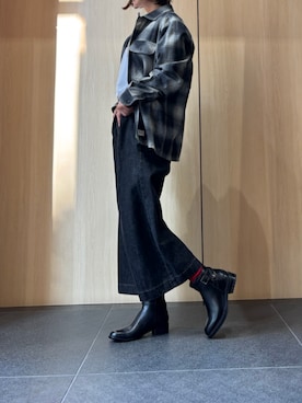 「ing（イング）のアイテム（シューズ）」を使った、asamiさん（レディース・160cm）の冬コーディネート