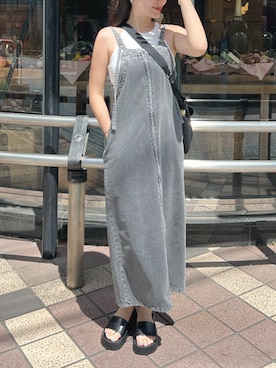「アイテム（ジャンパースカート）」を使った、いくらさん（レディース・165cm）の夏コーディネート