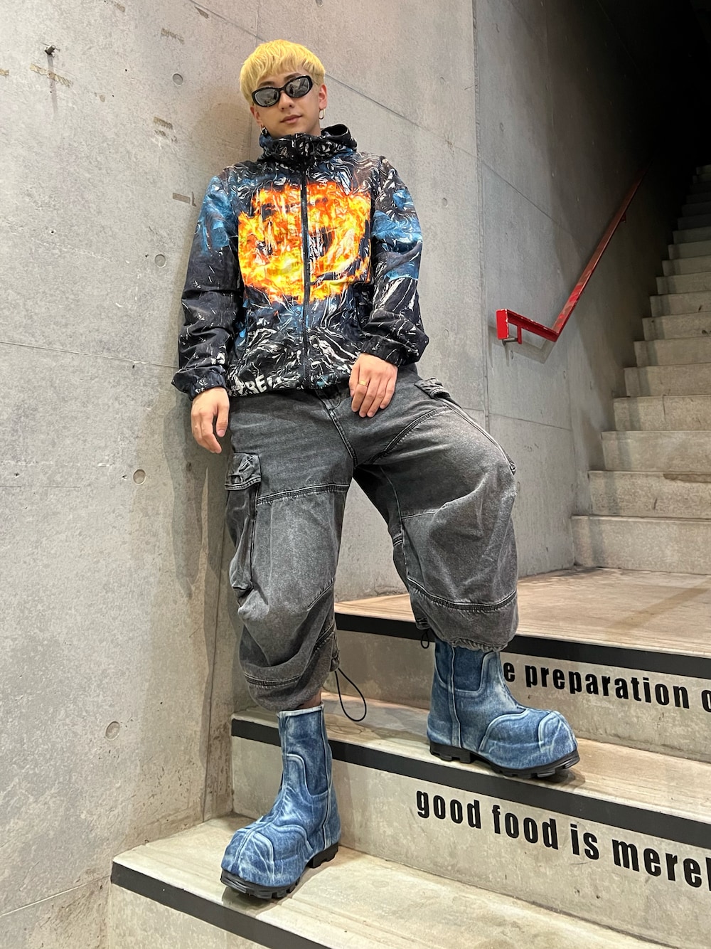 極美品 ディーゼル DIESEL D-HAMMER CH MD デニムブーツ メンズ ブーツ D-HAMMER CH MDを使った人気ファッションコーディネート