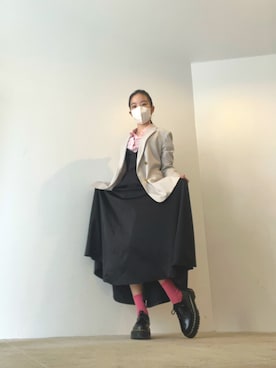 「Noble（ノーブル）のアイテム（ジャケット/アウター）」を使った、ことりのガワ。さん（レディース・151cm）の春コーディネート