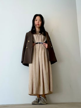 「Noble（ノーブル）のアイテム（ジャケット/アウター）」を使った、ことりのガワ。さん（レディース・151cm）の春コーディネート