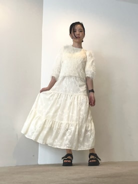 「LILY BROWN（リリーブラウン）のアイテム」を使った、ことりのガワ。さん（レディース・151cm）の夏コーディネート