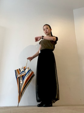 「Te chichi（テチチ）のアイテム」を使った、ことりのガワ。さん（レディース・151cm）の夏コーディネート