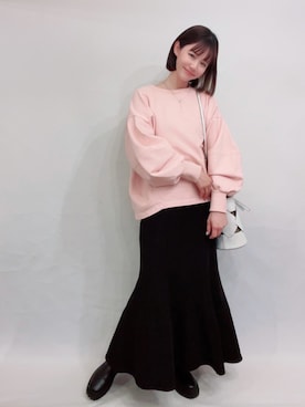 MIUさん（レディース・158cm）の冬コーディネート