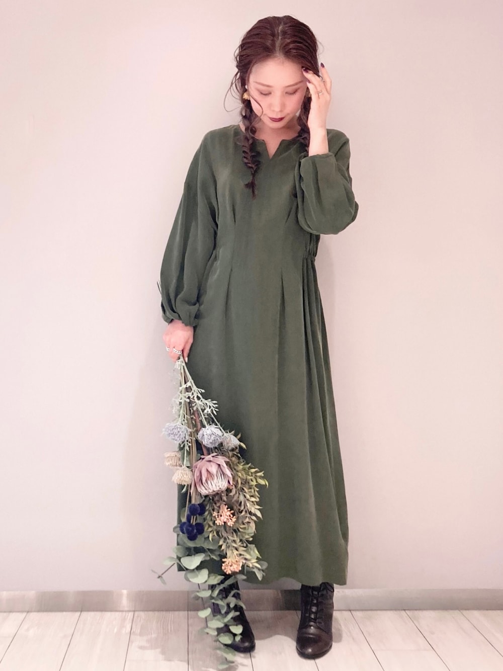 DONEEYUのワンピース ドレスを使った人気ファッションコーディネート