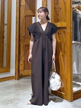 「着痩せ」｜yukiさん（レディース・154cm）の夏コーディネート