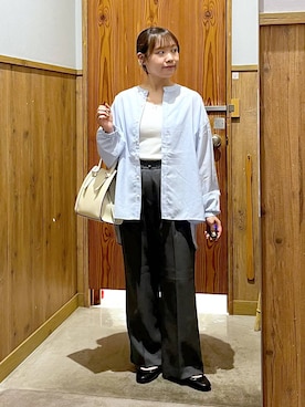 「アイテム（バレエシューズ）」を使った、yukiさん（レディース・154cm・20代）の夏コーディネート