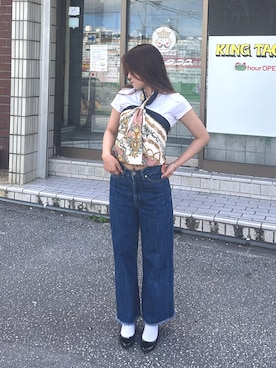 「AMERICAN HOLIC（アメリカンホリック）のアイテム」を使った、miniさん（レディース・156cm）の秋コーディネート