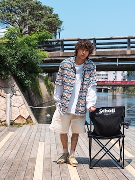 PERFECTO MOTOR OIL HAWAIIAN SHIRT/パーフェクト