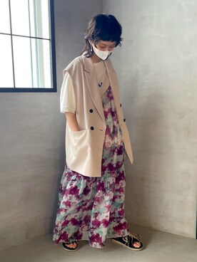 KARY @bleublancさん（レディース・159cm）の夏コーディネート