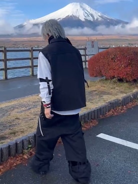 「腰パン」｜Hayateさん（メンズ・164cm）の冬コーディネート