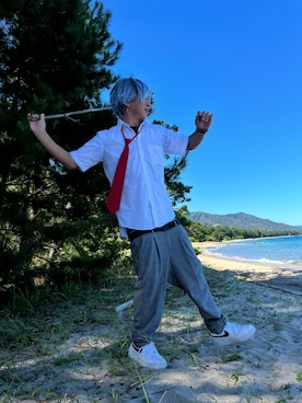 「腰パン」｜Hayateさん（メンズ・164cm）の秋コーディネート