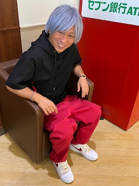 「腰パン」｜Hayateさん（メンズ・164cm）の夏コーディネート