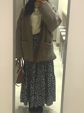 eriさん（レディース・152cm）の冬コーディネート