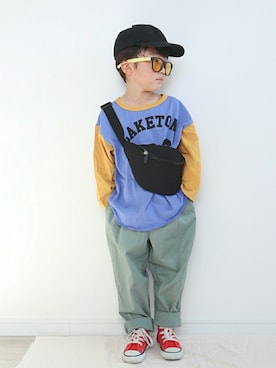 ゆちさん（キッズ・100cm）の春コーディネート