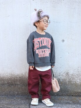 ゆちさん（キッズ・100cm）の秋コーディネート
