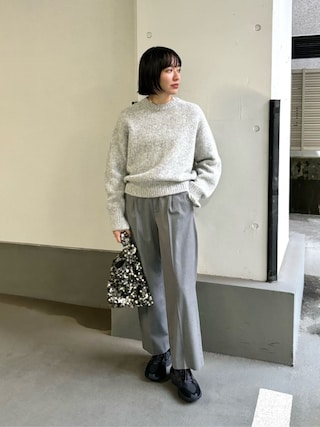 専用run run runカシミヤグレー×dopタンバリンブガッティ mina perhonen ミナぺルホネン 25th anniversary 別注アイテム