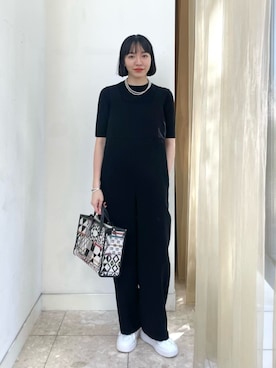 「トレンド」｜「アイテム（サロペット/オーバーオール）」を使った、Izumisawa karinさん（レディース・165cm）の春コーディネート