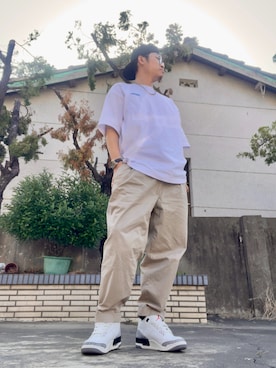 「BEAMS PLUS（ビームスプラス）のアイテム」を使った、GuGuさん（メンズ・174cm）の春コーディネート