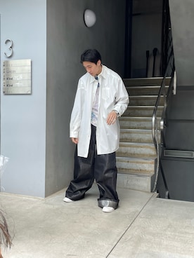 ware-mo-kou 井上慎斗さん（メンズ・184cm）の夏コーディネート