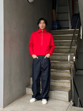 ware-mo-kou 井上慎斗さん（メンズ・184cm）の秋コーディネート