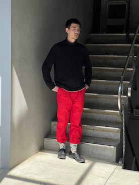 ware-mo-kou 井上慎斗さん（メンズ・184cm）の春コーディネート