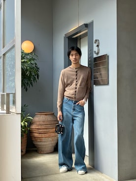 ware-mo-kou 井上慎斗さん（メンズ・184cm）の秋コーディネート