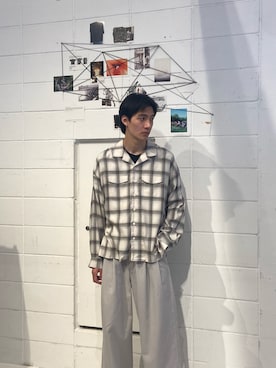 ware-mo-kou 井上慎斗さん(メンズ・184cm)の春コーディネート