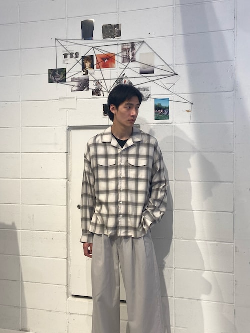 Toironier/トワロニエ/CHECK LOOSE SHIRT