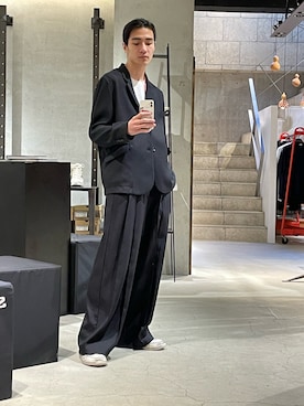 ware-mo-kou 井上慎斗さん(メンズ・184cm)の春コーディネート