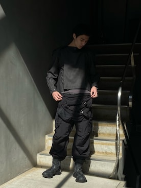 ware-mo-kou 井上慎斗さん(メンズ・184cm)の冬コーディネート