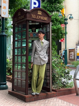 「Omar Afridi（オマールアフリディ）のアイテム」を使った、ware-mo-kou 井上慎斗さん（メンズ・184cm）の夏コーディネート