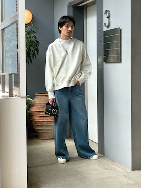 ware-mo-kou 井上慎斗さん（メンズ・184cm）の秋コーディネート