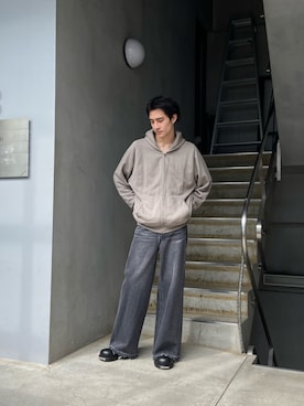 ware-mo-kou 井上慎斗さん（メンズ・184cm）の春コーディネート