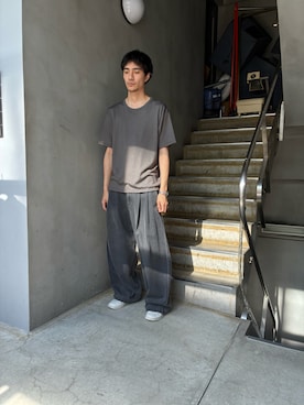 ware-mo-kou 井上慎斗さん（メンズ・184cm）の夏コーディネート